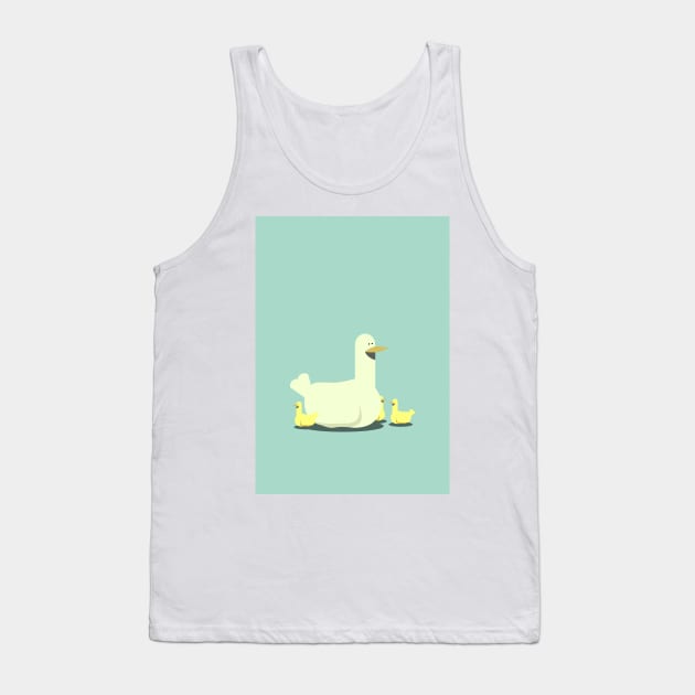 Mom Duck Tank Top by giantplayful